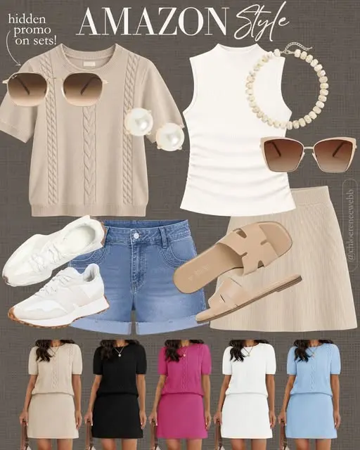 15 bucks for a sweater tee AND a sweater skirt — photo from Chloe Webb's Chloe's Closet post