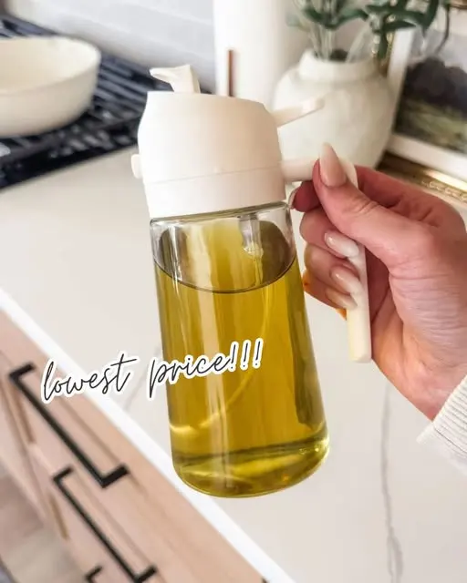 LOWEST EVER on the oil spray dispenser — photo from Chloe Webb's Chloe's Closet post