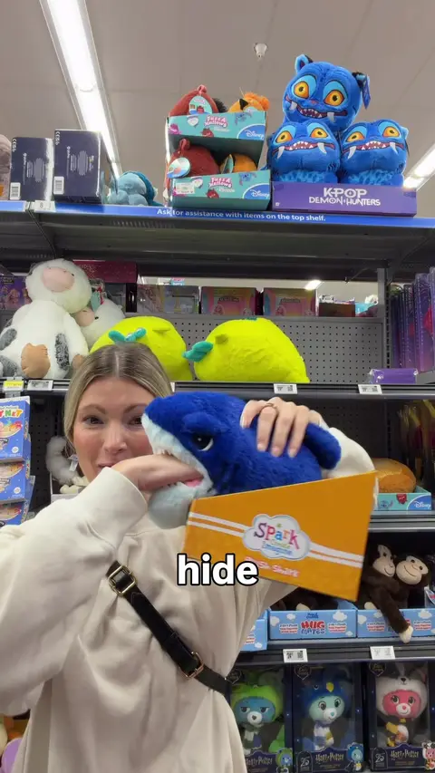 Replying to @Ashlee W walmart 🤝🏼 shark stuffy + a whole other haul of stuff for my kids christmas 🎄 found all online and put in the ole b by Chloe Webb