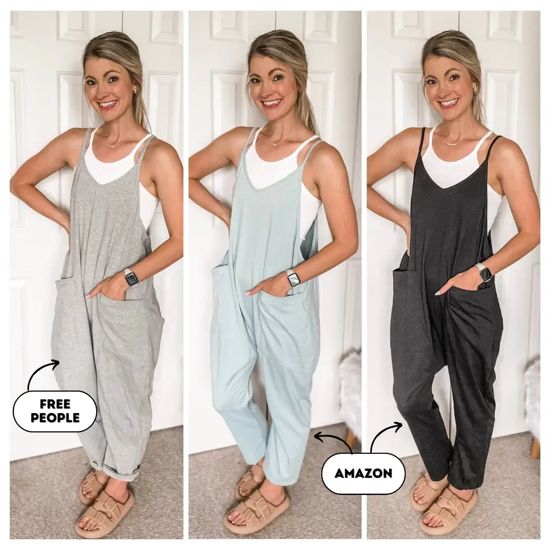 Cover photo for Free People Vs Amazon: Jumpsuits by Chloe Renee Webb