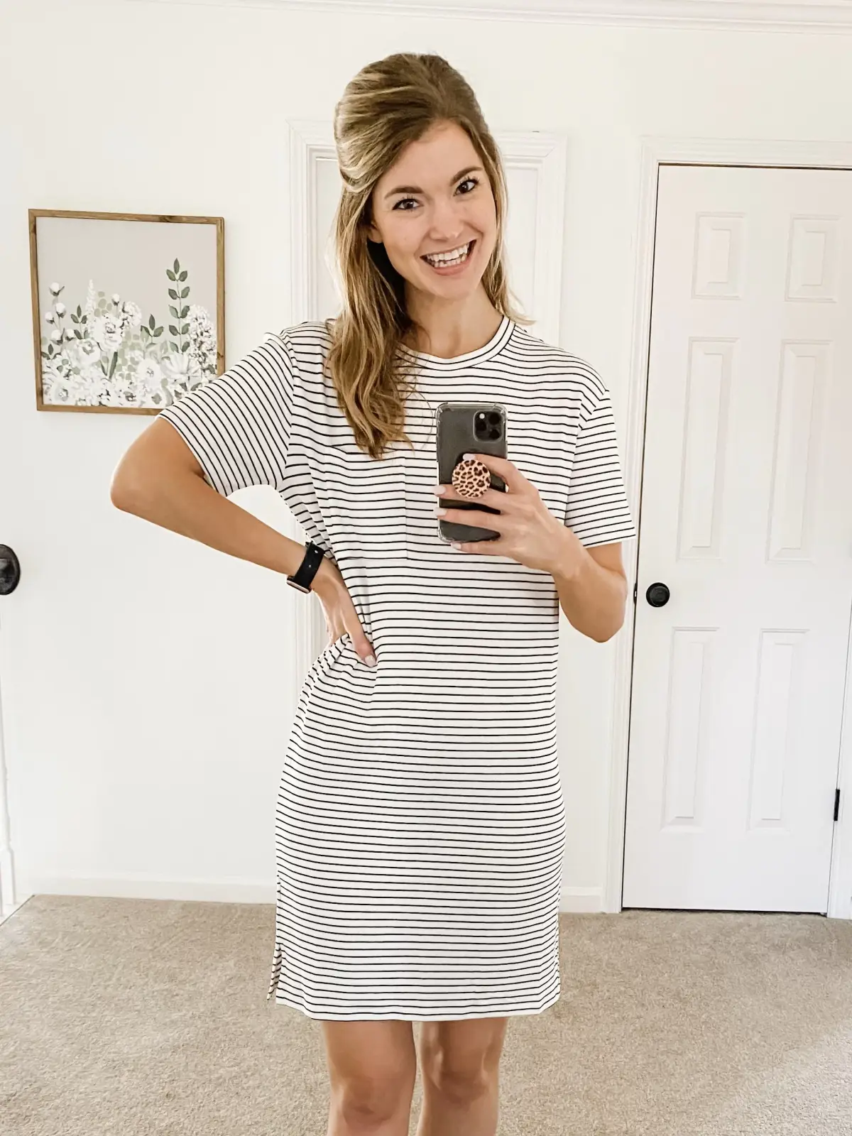 Wearing a size XS – it runs a tad big — 8 Easy Striped Dress Outfit Ideas