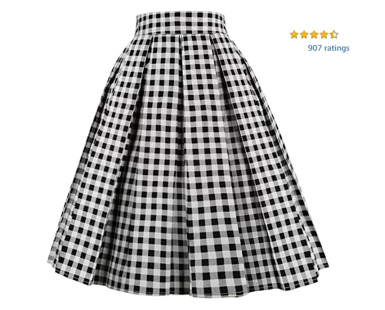 10. A pleated skirt in one of the most popular prints of the season — 10 Trendy & Affordable Business Casual Skirts You Can Get On Amazon