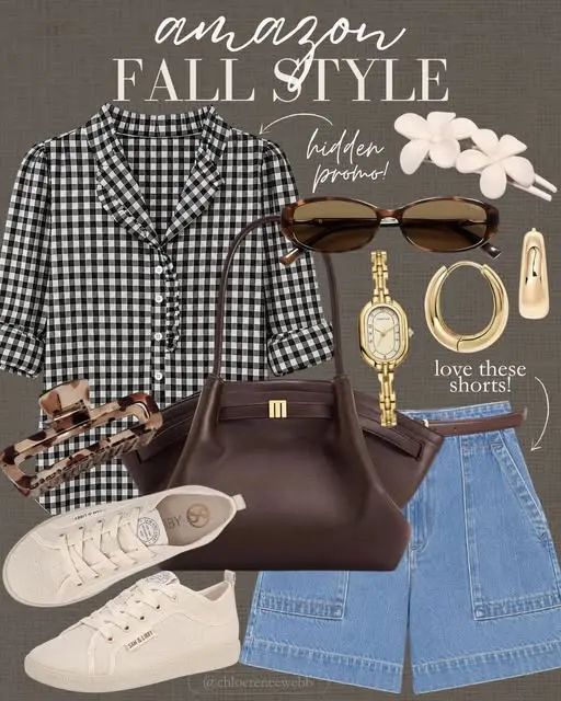 A black and brown combo ๐๐ New promo on these gingham blouses that makes 'em $13.50โฆ โ photo from Chloe Webb's Chloe's Closet post