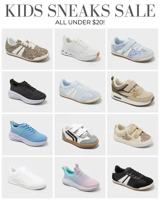 ๐๐๐ผ Get your kids sneakers under $20 โ photo from Chloe Webb's Chloe's Closet post